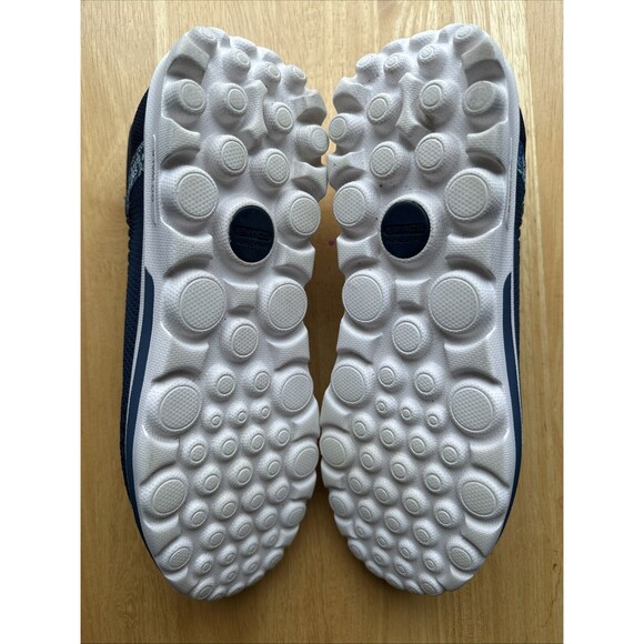 Skechers Women's 8 Stretch Fit Air Cooled Memory Foam Shoes Blue Floral - Picture 2 of 3